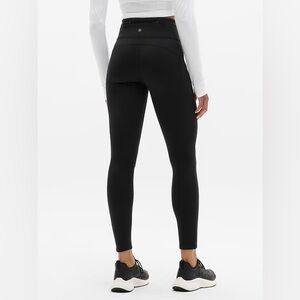 Athleta Altitude Stash Tight Polartec Powerstretch Black, Size Medium (M) Fleece